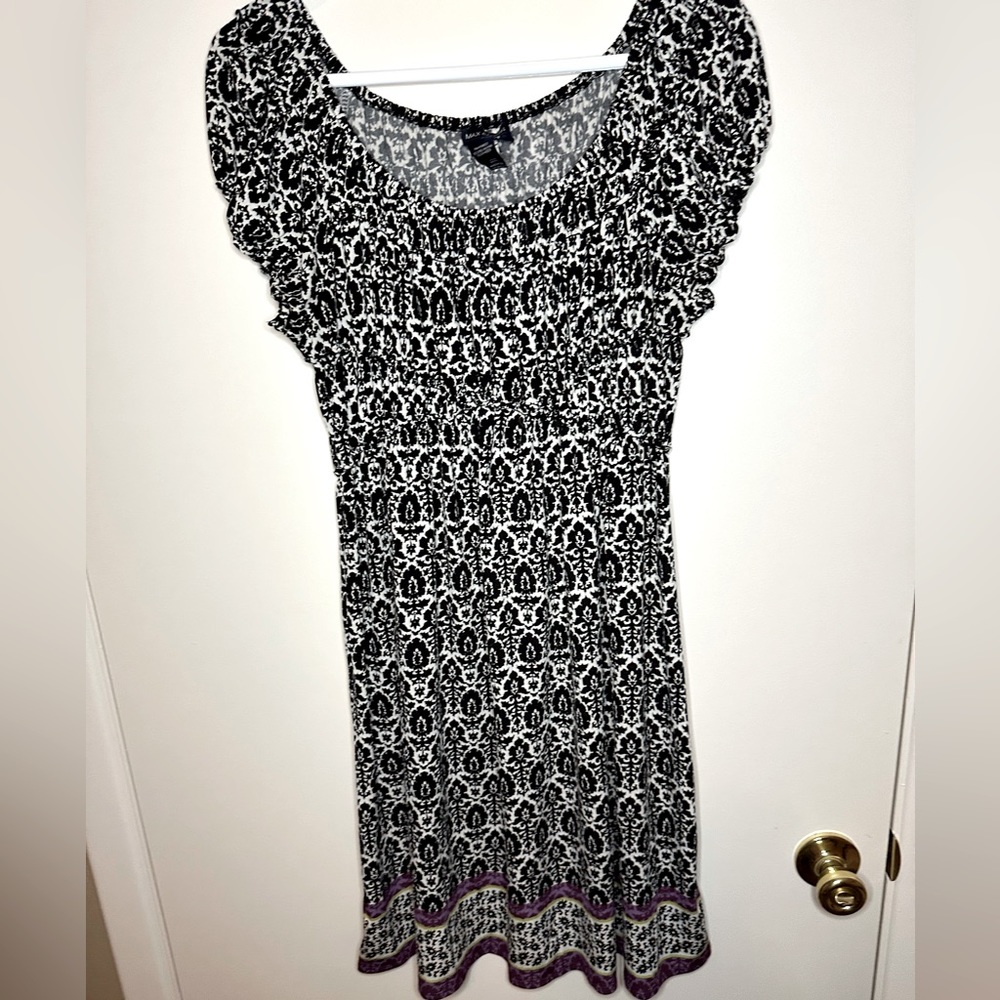 Max Edition Black & White Dress - Size L